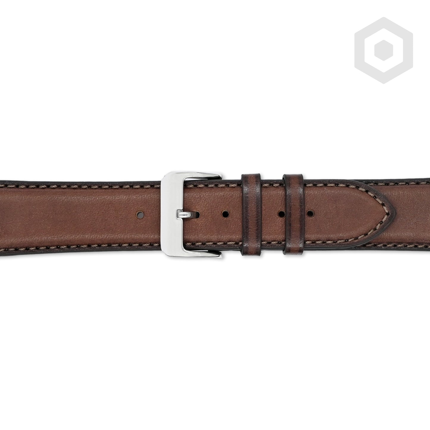 Spray Painted Italian Leather (Brown)