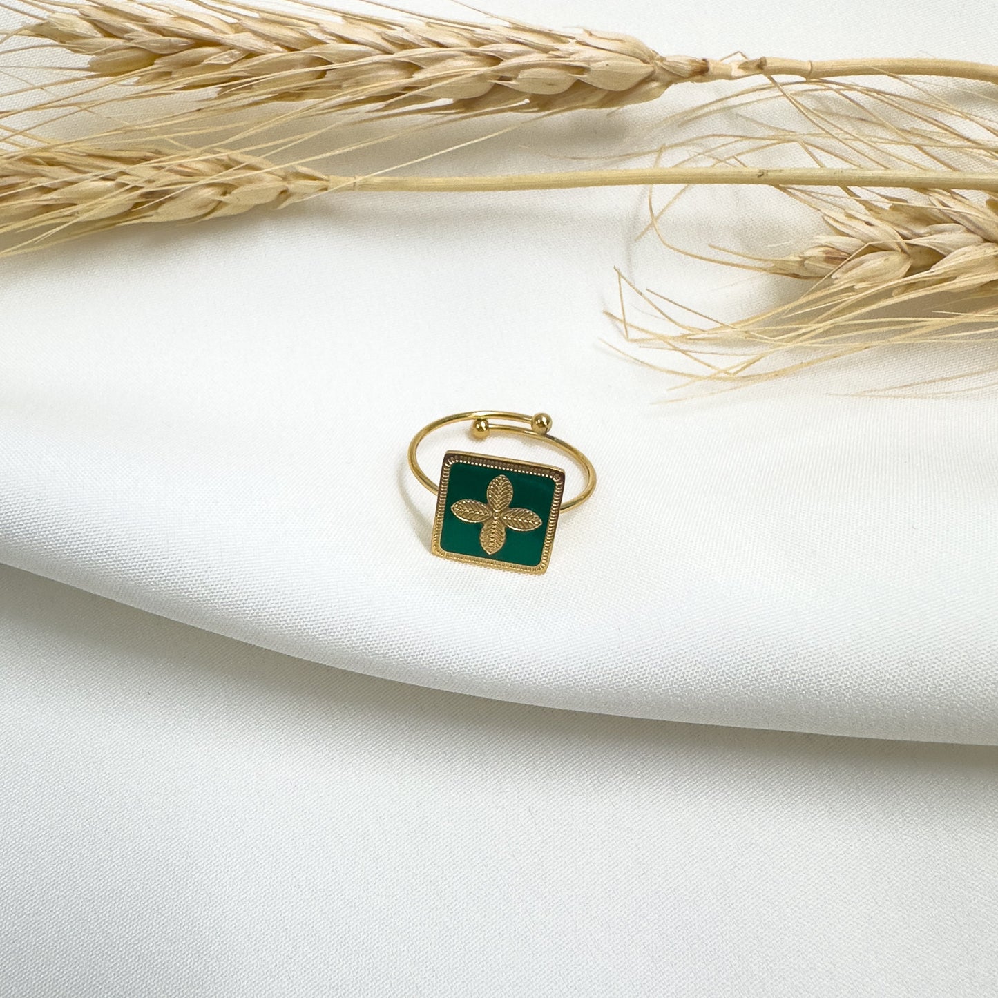 Green Brianna Ring
