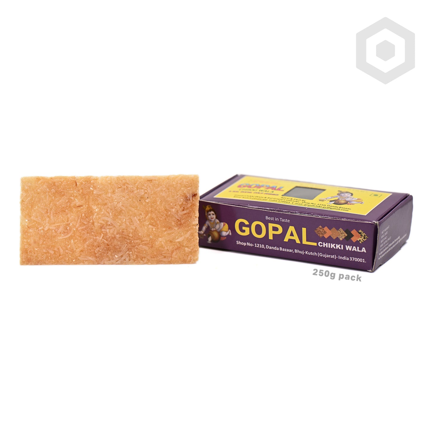 Topra Chikki (Coconut Brittle)