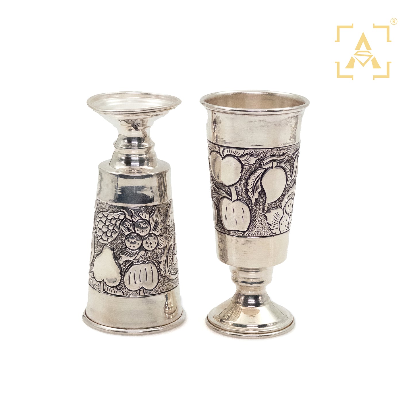 Silver Wine Glass (Pair)