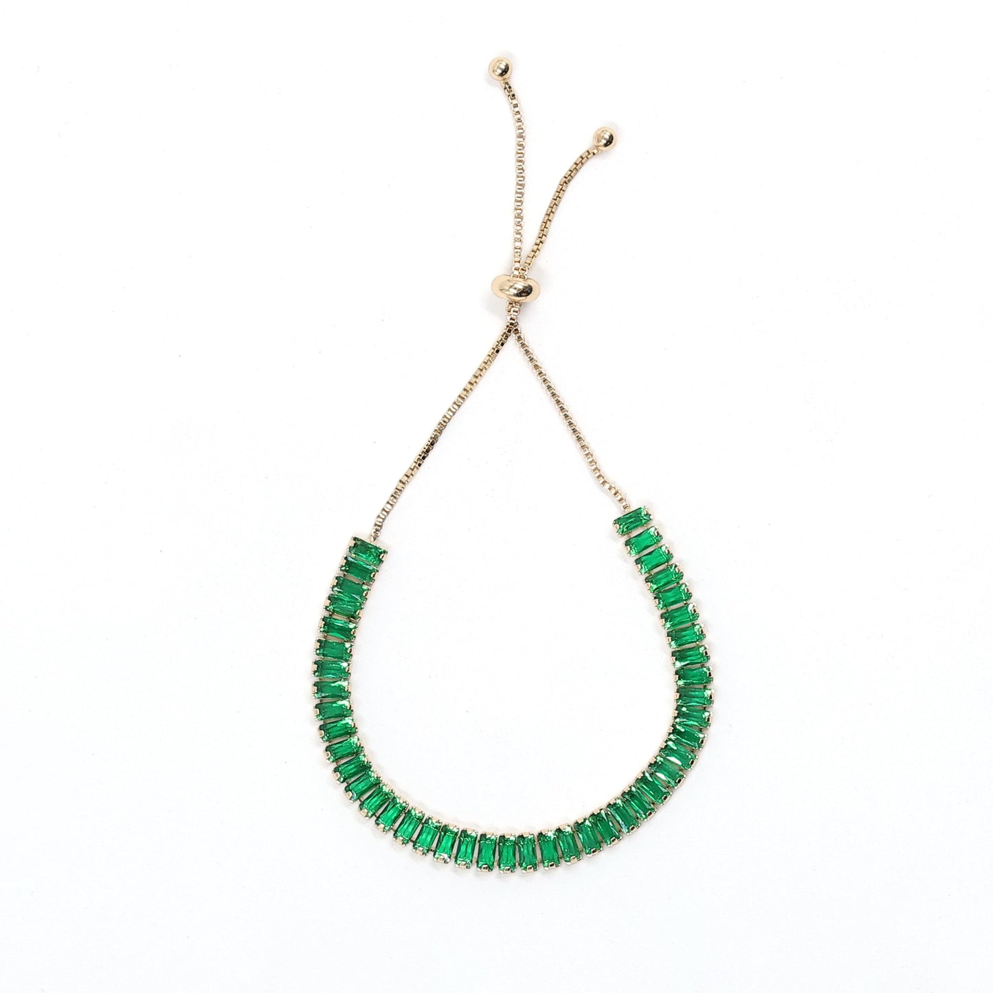 Emerald Baguette Tennis Braceket