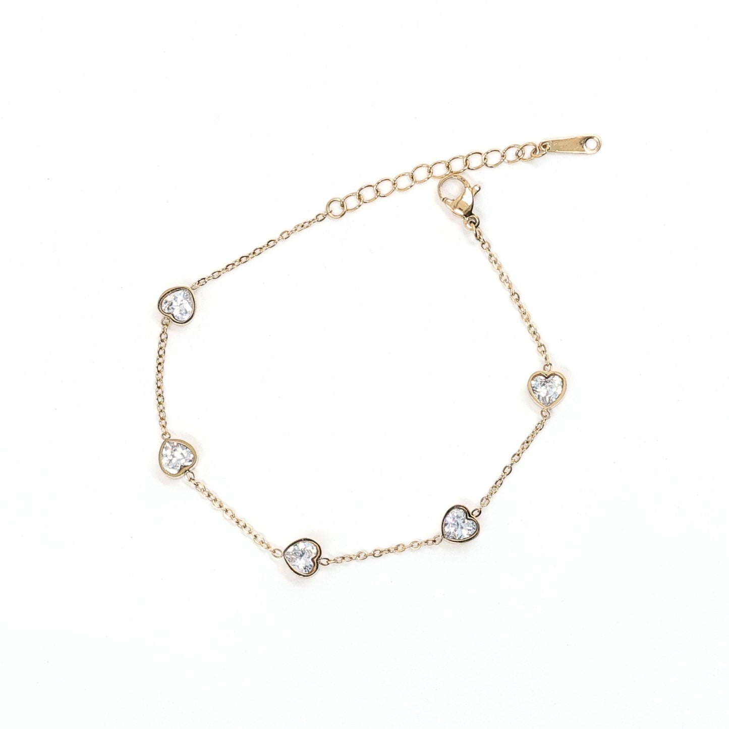 Crystal Heart Bracelet