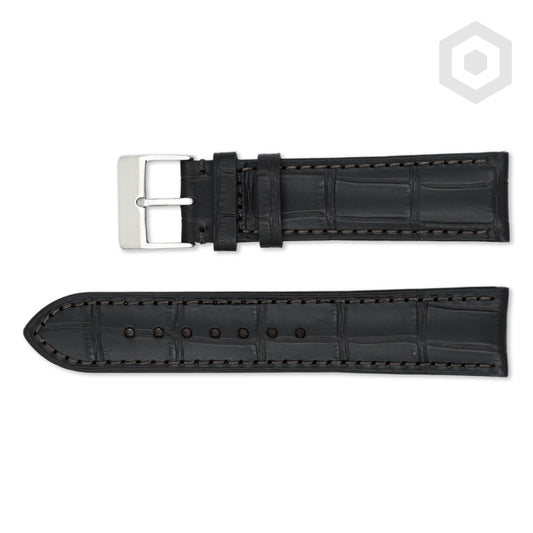 Slim Croco Strap (Black)