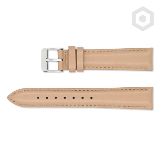 German Leather Watch Strap (Beige)