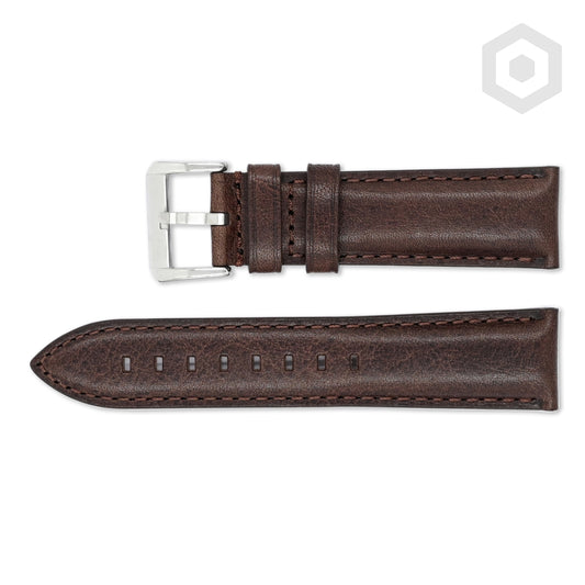 Vegetable Tanned Italian Leather (Brown)