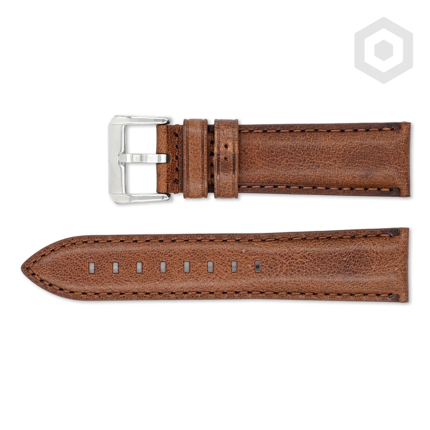 Vegetable Tanned Italian Leather (Tan)