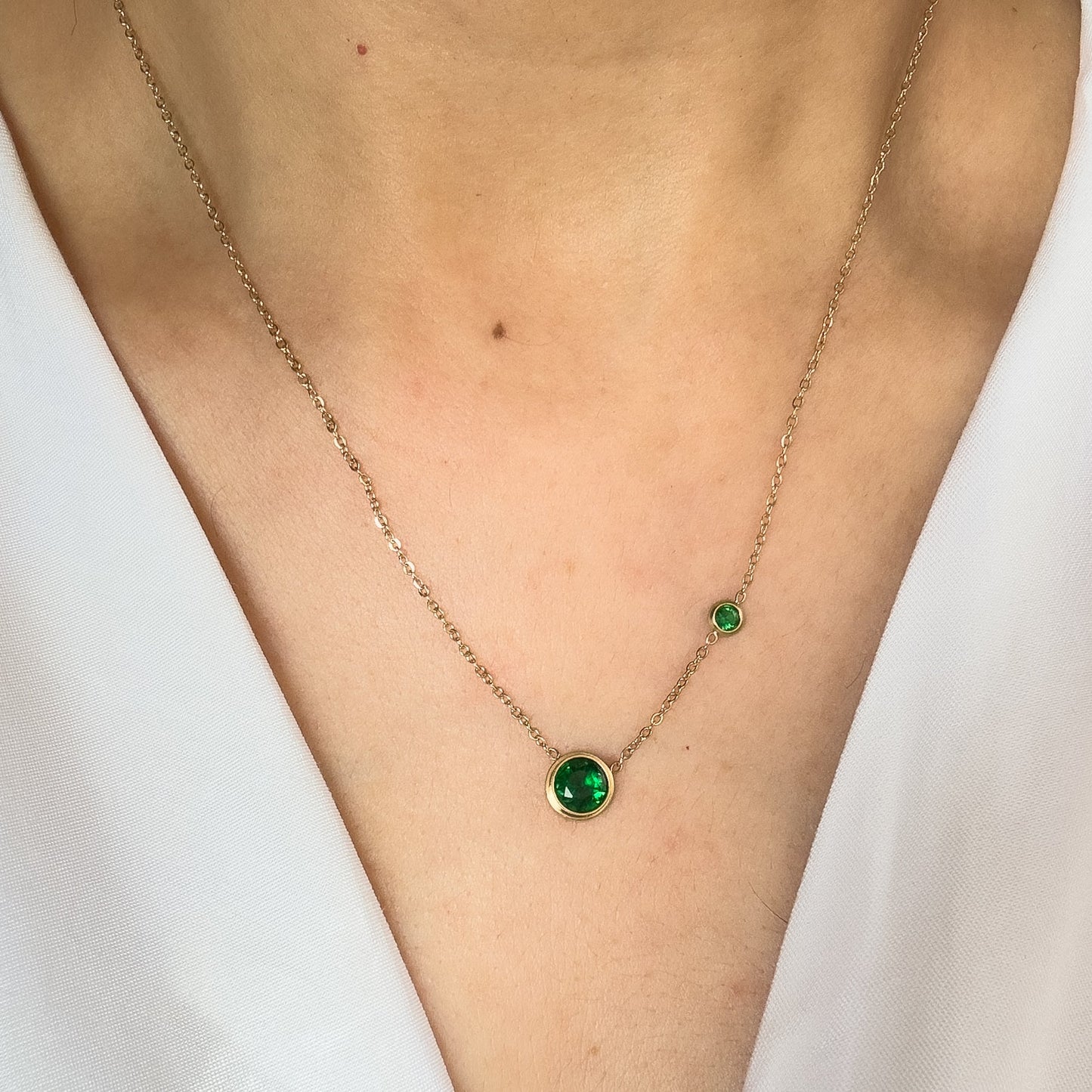 Lori Emerald Necklace