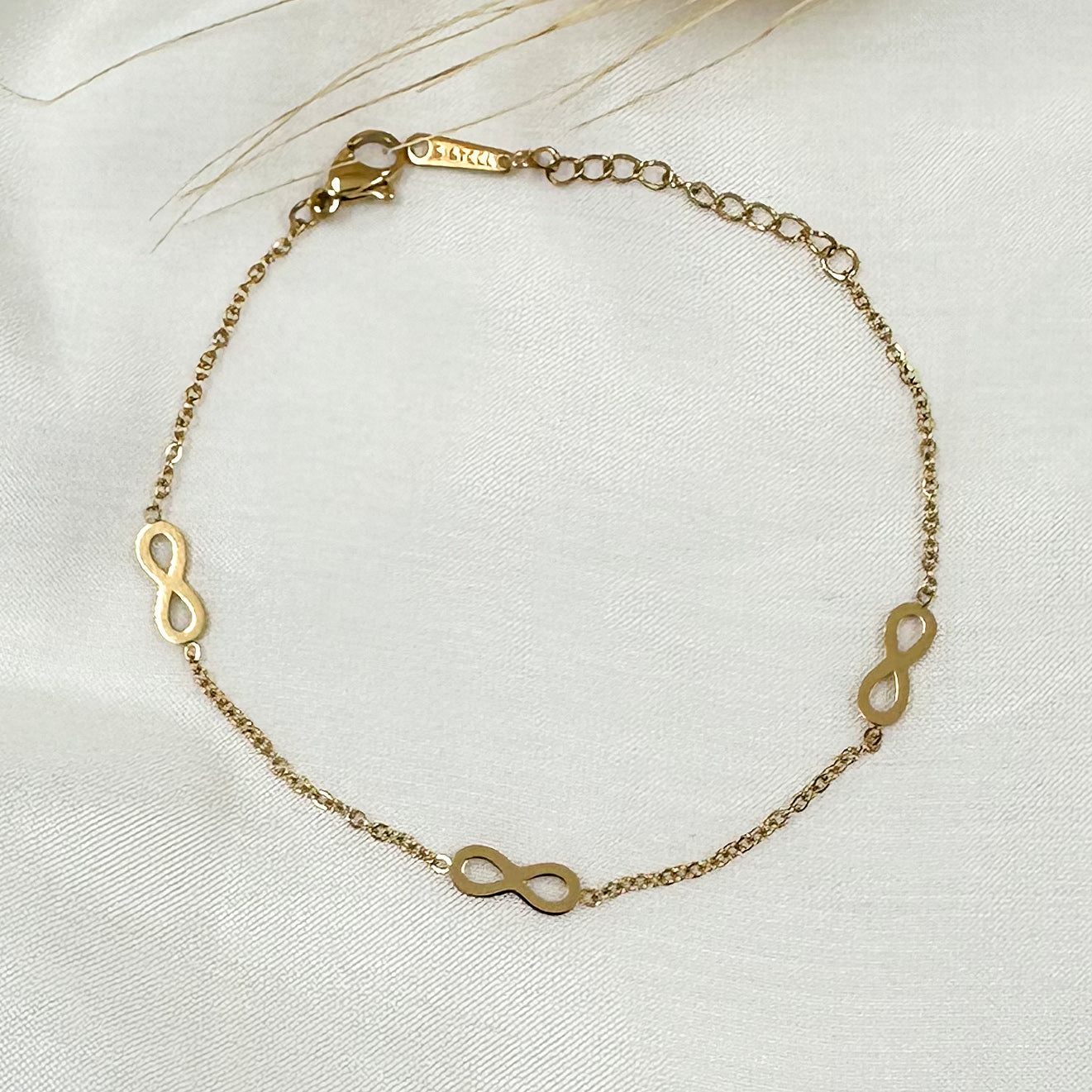 Golden Infinity Bracelet