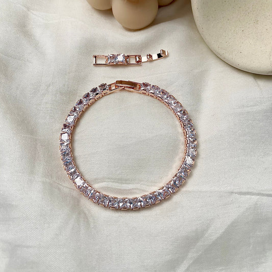 Becca Tennis Bracelet (RoseGold)