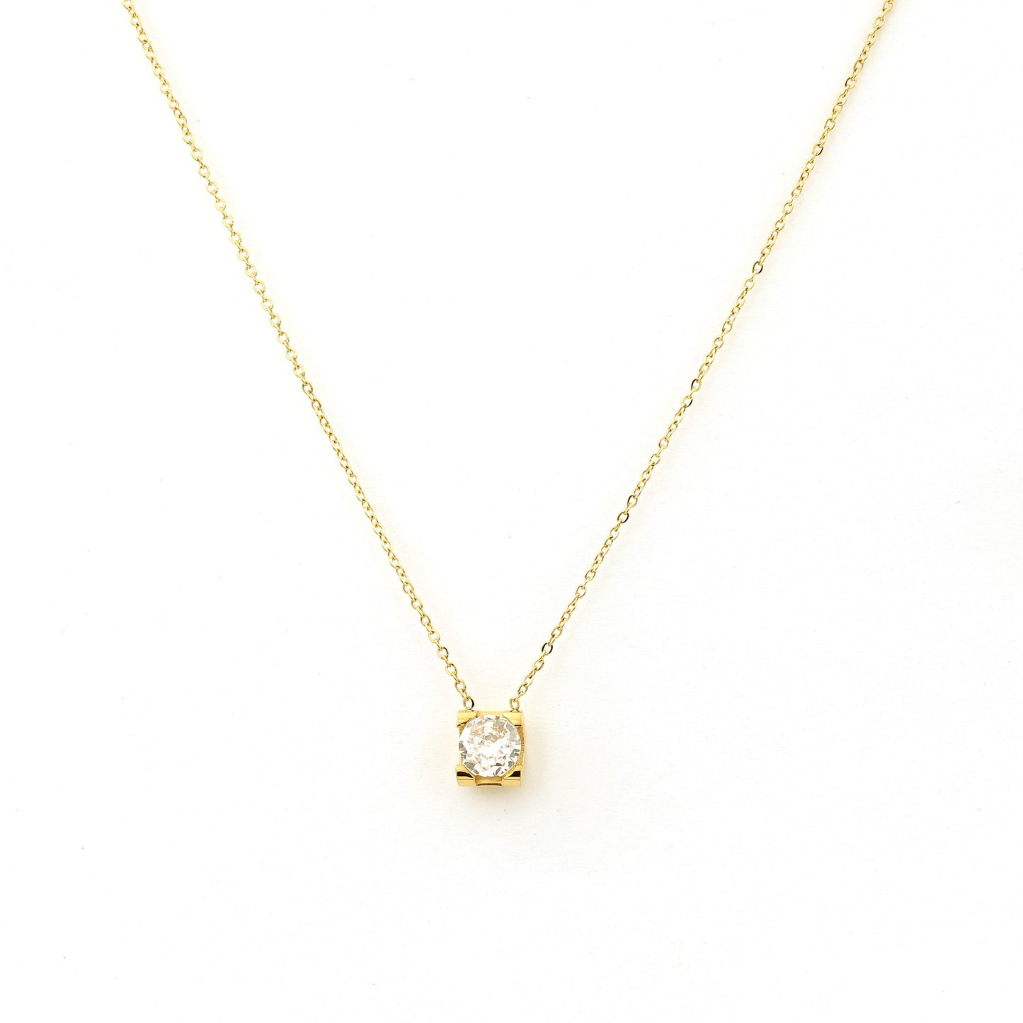 Suzy Solitaire Necklace