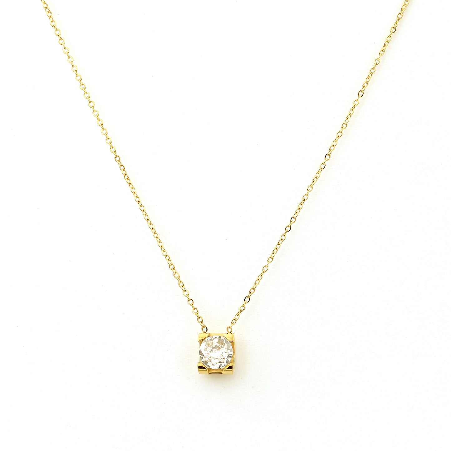 Suzy Solitaire Necklace